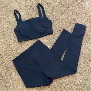 Paragon Black Sports Bra + Wrap Leggings